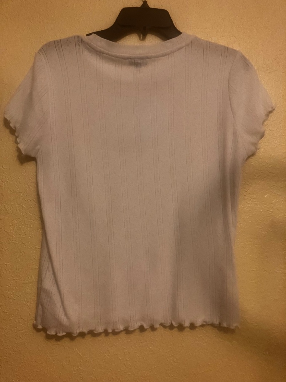 Splendid Ribbed Top Size XL White - Picture 2 of 9